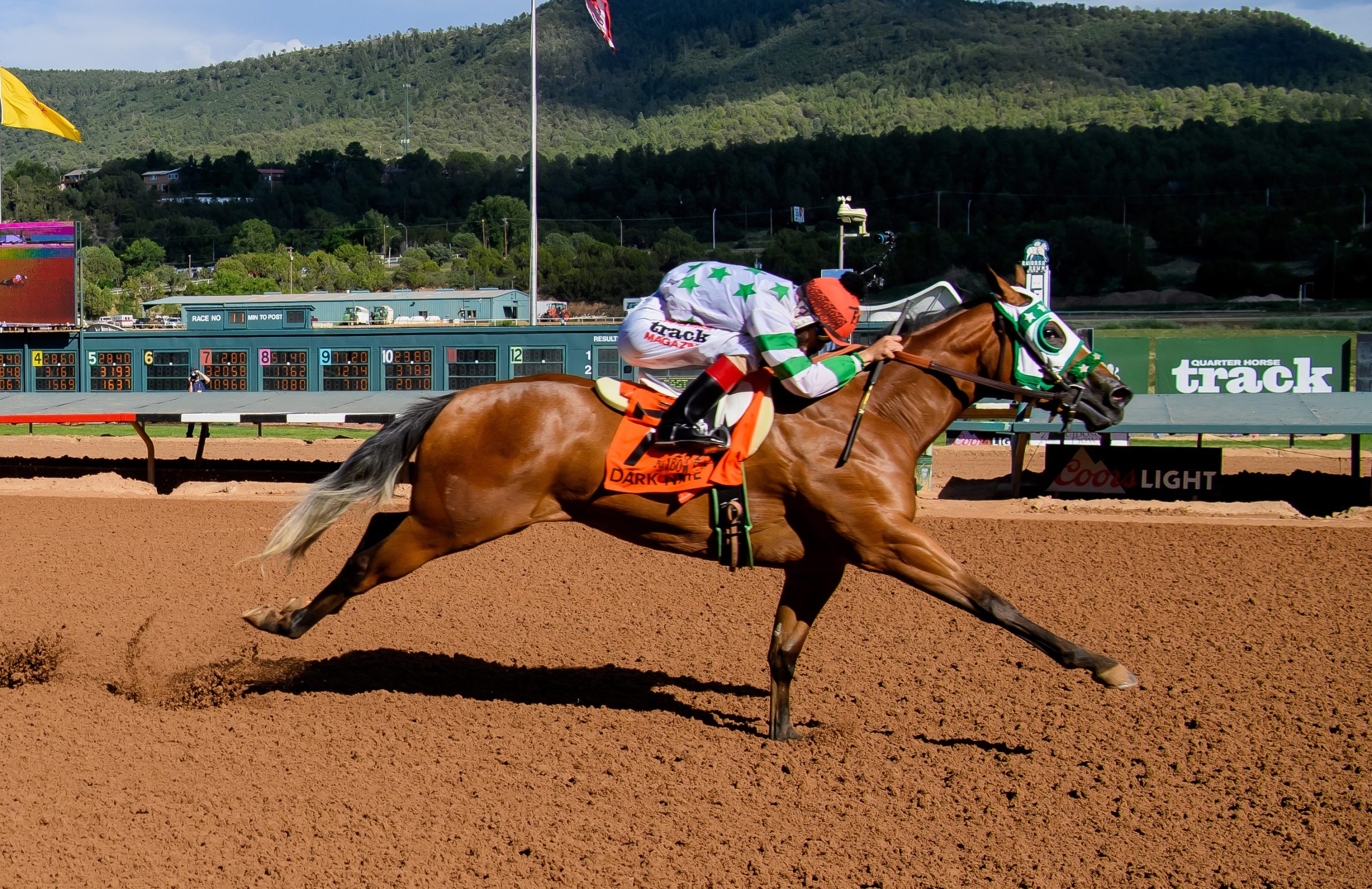 Quarter Horse racing at Ruidoso Downs